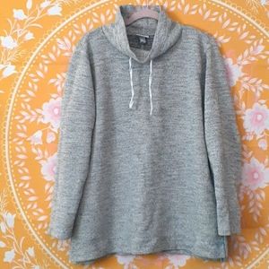 Ava & Viv Turtleneck Gray Sweater